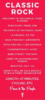 Classic Rock Playlist For Cycling Running Fitness Music Citacoes Sobre Musica Musica Rock Playlist Musicas