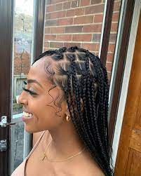 New The 10 Best Braid Ideas Today With Pictures Small Knotless Bohemian Box Braids My Bea Box Braids Styling Braided Hairstyles Girls Hairstyles Braids