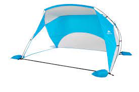 Uv stabilized, 145gsm knitted fabric; Ozark Trail 8 Ft X 6 Ft Portable Sun Shelter With Uv Protection And Sand Bags Walmart Com Walmart Com