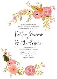 Romantic Botanical Free Printable Wedding Invitation Suite Wedding Invitations Printable Templates Free Wedding Invitation Templates Free Printable Wedding Invitations