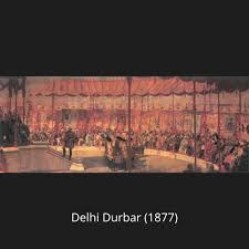 Delhi Durbar was held in 1877 ...