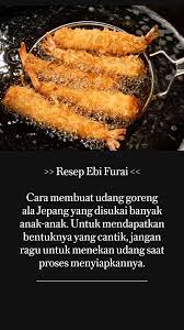 Resep Ebi Furai An Immersive Guide By Femina Indonesia