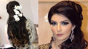 If you're looking for bridal hair and bridesmaid hair, click here. Luxurious Indian Wedding Reception Hairstyle Youtube