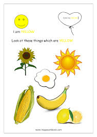 Strong Em Color Recognition Worksheets For Preschool Learn Basic Colors Yellow Em Strong A Href Colors For Toddlers Learning Colors Color Worksheets