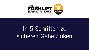 Maybe this safety logo will also help. National Forklift Safety Day 2020 In 5 Schritten Zu Sicheren Gabelzinken Vetter