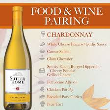 Sutter Home Wine Food Pairing Series Chardonnay Comfort Food Sutter Home Wine Food Pairing Wine Recipes Food Pairings
