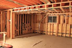 Framing basement walls is the first phase of learning how to finish a basement. Basement Soffits And How To Build Them