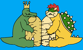 Bowser and K Rool Have Tummy Aches by KilijShark -- Fur Affinity [dot] net