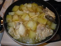 Kaukau Time Kaukau Is A Hawaiian Pidgin Slang Word Meaning Food Or To Eat Tinolang Manok Chicken With Papaya In Gi Papaya Recipes Food Hawaiian Food