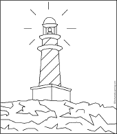Plus, it's an easy way to celebrate each season or special holidays. Lighthouse Coloring Page Enchantedlearning Com