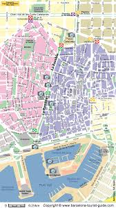 Click on a pin to reveal each place's identity. Map Of Las Ramblas In Barcelona