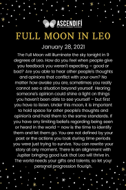 Full Moon In Leo In 2021 Moon In Leo Astrology Forecast Full Moon