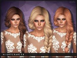 Osoon hair 09 lacs leahlillith stargirl hair chop lacs leah lillith little piece and daylily hair chop Pearl Fish Side Braid Hair The Sims 3 Cc Nightcrawler Sims Hair Sims Sims 3