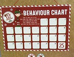 Elves Behaving Badly Christmas Behaviour Calendar Chart Novelty Kids Elf