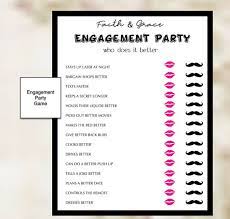 Also, the couple will begin brainstorming on ideas with their teams for the wedding. Engagement Party Games Engagement Party Trivia Custom Etsy