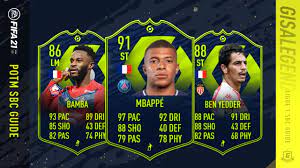 Ligue 1's december potm winner was only released on thursday, 21 january, so we may have to take a look at the five players we think could win ligue 1's potm. Fifa 21 Ligue 1 Potm Kylian Mbappe Wissam Ben Yedder Or Jonathan Bamba Sbc Prediction Guide Youtube