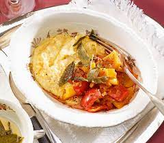 bramata mit peperoni ragout rezept einfach kochen lebensmittel essen rezepte