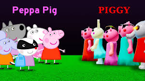 10 Piggy Vs Peppa Pig Characters Youtube