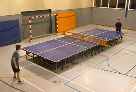 Biggest Ping Pong Table In The World Uberpong Ping Pong Ping Pong Table Table