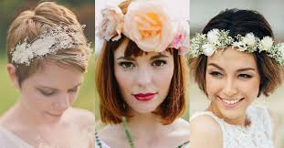 Endless inspiration for loose, tousled curls, elegant updos, and relaxed down 'dos, undone braids, side parts, big barrel curls and mismatched hairstyles for your girls. Bridal Hairstyles For Short Hair With Headdress Ideas On Pinterest 2022