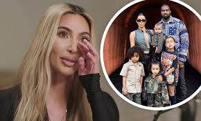 Kim Kardashian breaks into tears as she talks co-parenting with Kanye West:  'Really f***ing hard'