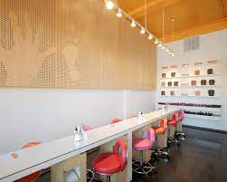 Manicure Stations At Miniluxe S Lexington Location Nail Salon Salons Manicure Station