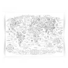 Wildergorn giant coloring posters absolutely fantastic coloring. Giant Coloring Poster Wall Size Coloring Book Wall Decal Huge Coloring Page Oversize The World Theme Poster Doodle Art For Kids Children Adults Family Classroom The World Buy Online In Finland At