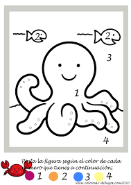 Colorear Dibujos Por Numeros Dibujos Para Colorear Por Numeros Numero Para Colorear Colorear Por Numeros Actividades Del Color