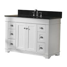 Magick Woods Charlotte 48 W X 21 D White Bathroom Vanity Cabinet At Menards