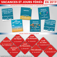 Les dates des zones a, b et c. Vacances Et Jours Feries En 2019 Romanvie Ch