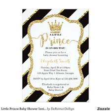 Black And Gold Baby Shower Invitations Little Prince Baby Shower Invite Faux Glitter Invitation Zazzle Com Prince Baby Shower Invitations Glitter Invitations Baby Shower Invitations