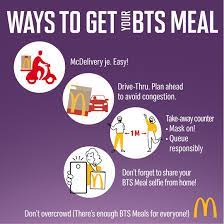 For everyone counting down the days until the bts meal arrives at mcdonald's, the wait is over! Mcdonalds Malaysia On Twitter The Bts Meal Is Here We Know You Re Excited We Are Excited Too But Safety S First The Bts Meal Is Available From 10am Get Yours Today Safewithmekdi Btsmeal