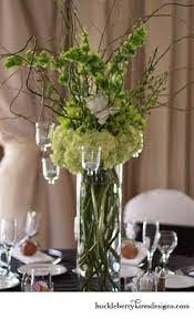 Willow Branch Bells Of Ireland Hydrangea Wedding Centerpiece Gabrielco Myperfectwedding Wedding Flower Arrangements Wedding Celtic Wedding Traditions