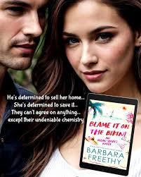 If you're looking for a fun, Sunday read, my newest book, BLAME IT ON THE  BIKINI, has all the feels...a grumpy-sunshine romance, with a heartwarming  and humorous plot line. It's part of