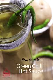 Ingredients used in green chili sauce. Best Homemade Chili Sauce Recipe Hot Sauce Recipes Homemade Green Chili Hot Sauce