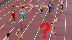 It is also possible that allyson felix has lost the chance to win the record 10th olympic medal. Tokyo 2020 Olympics Where Is She Baffling Moment Team Usa Make Huge Gaffe In Mixed 4x400m Relay Athletics Video Eurosport