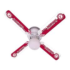 Alabama Crimson Tide 4 Blade 42 Inch Ceiling Fan Ceiling Fan Alabama Crimson Tide Hugger Ceiling Fan