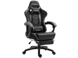 Gaming lounge is a community for gamers by gamers. Dowinx Gaming Chair Ergonomic Office Recliner For Computer With Massage Lumbar Support Racing Style Armchair Pu Leather E Sports Gamer Chairs With Retractable Footrest Black Gray Newegg Com