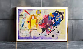 Yellow, Red and Blue by Wassily Kandinsky Fine Art Print - Abstract Art   Gift Idea  Wall Decor - Etsy UK