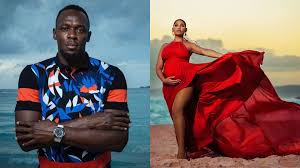 The sportsman revealed his babies' unusual names saint leo bolt and thunder the proud parents posed with their three happy children sat in front of them. Usain Bolt And Kasi Bennett Expecting Their First Child Loop Trinidad Tobago