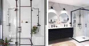 The benefit of using the black and white theme in the bath decor is you can experiment broadly with the pattern and designs. 24 Black And White Bathroom Ideas With Timeless Appeal