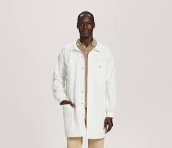 Men's Lab Coat Ivory / 2XL