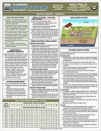 Plumbing Septic Systems Quick Card Based On The 2018 Upc Epa And Usda Builders Book Inc 9781622701919 Amazon Com Books Septic System Quick Cards Plumbing