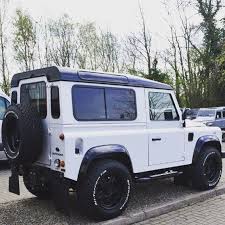 718 Likes 31 Comments Twisted Automotive Twisted Automotive On Instagram In A World Of Black Land Rover Defender Defender 90 Land Rover Defender Custom