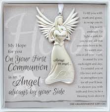 A cute first communion boy figurine; First Communion Guardian Angel