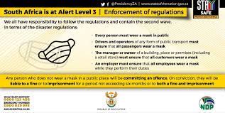 Broadly, the regulations look to open up the south. Presidency South Africa On Twitter South Africa Is At Alert Level3 Enforcement Of Regulations Staysafe