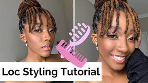 Quick And Easy Loc Style I Locs Styles For Women I Loc Tutorial I Miss K In 2021 Dreads Styles For Women Loc Styles Dreads Styles