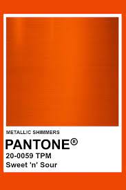 Sweet N Sour Metallic Pantone Color Pantone Orange Pantone Pantone Color