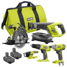 Shop the top 25 most popular 1 at the best prices! Ryobi One 18 Volt Lithium Ion Cordless 6 Tool Combo Kit