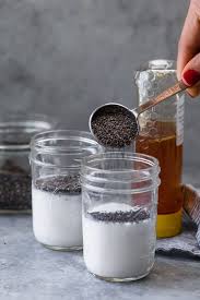 This 3 Ingredient Chia Pudding Is Made With Almond Milk Chia Seeds Sweetener Of Choice Chia Seed Recipes Pudding Chia Recipe Chia Seed Pudding Almond Milk